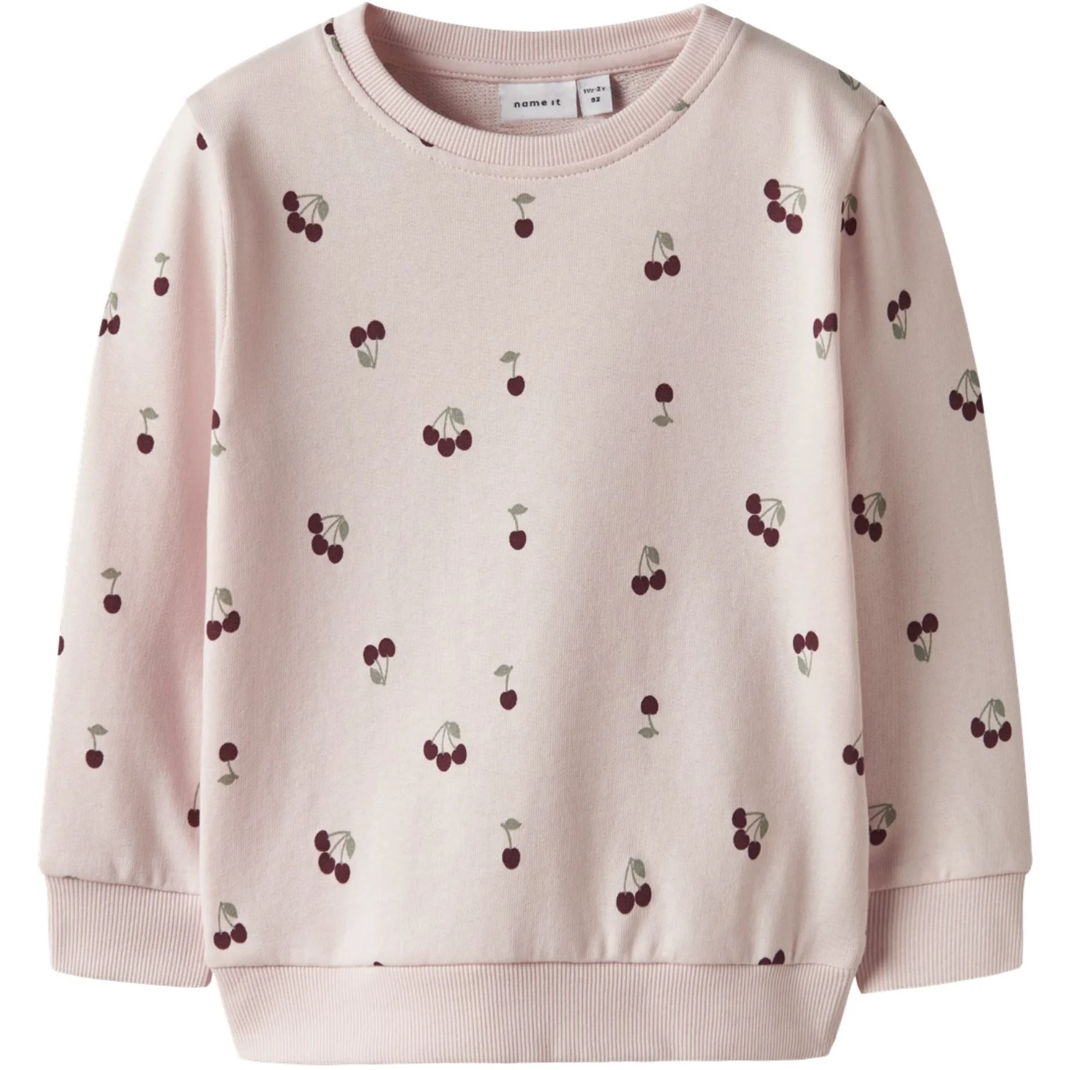 Name It Crystal Pink Nmfvalba Ls Sweat Unb Noos