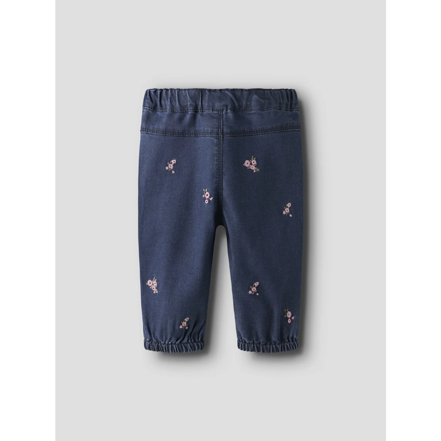 Name It Dark Blue Denim Flower Emb Nbfrose Shaped R Emb Jeans 5321-Yb H - Image 2