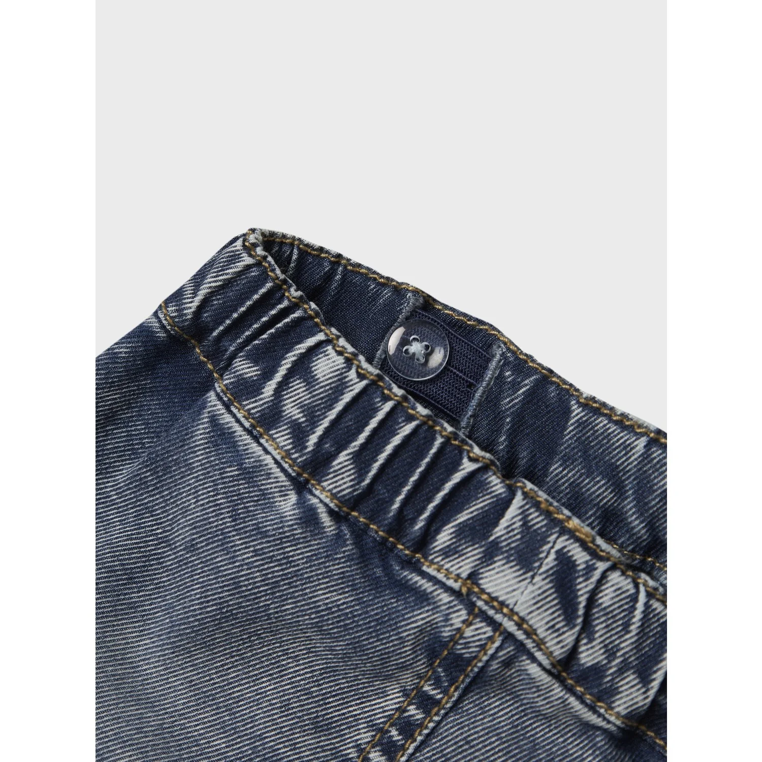 Name It Dark Blue Denim Nbmben Baggy Cargo Jeans 2727-Yb Noos - Image 2