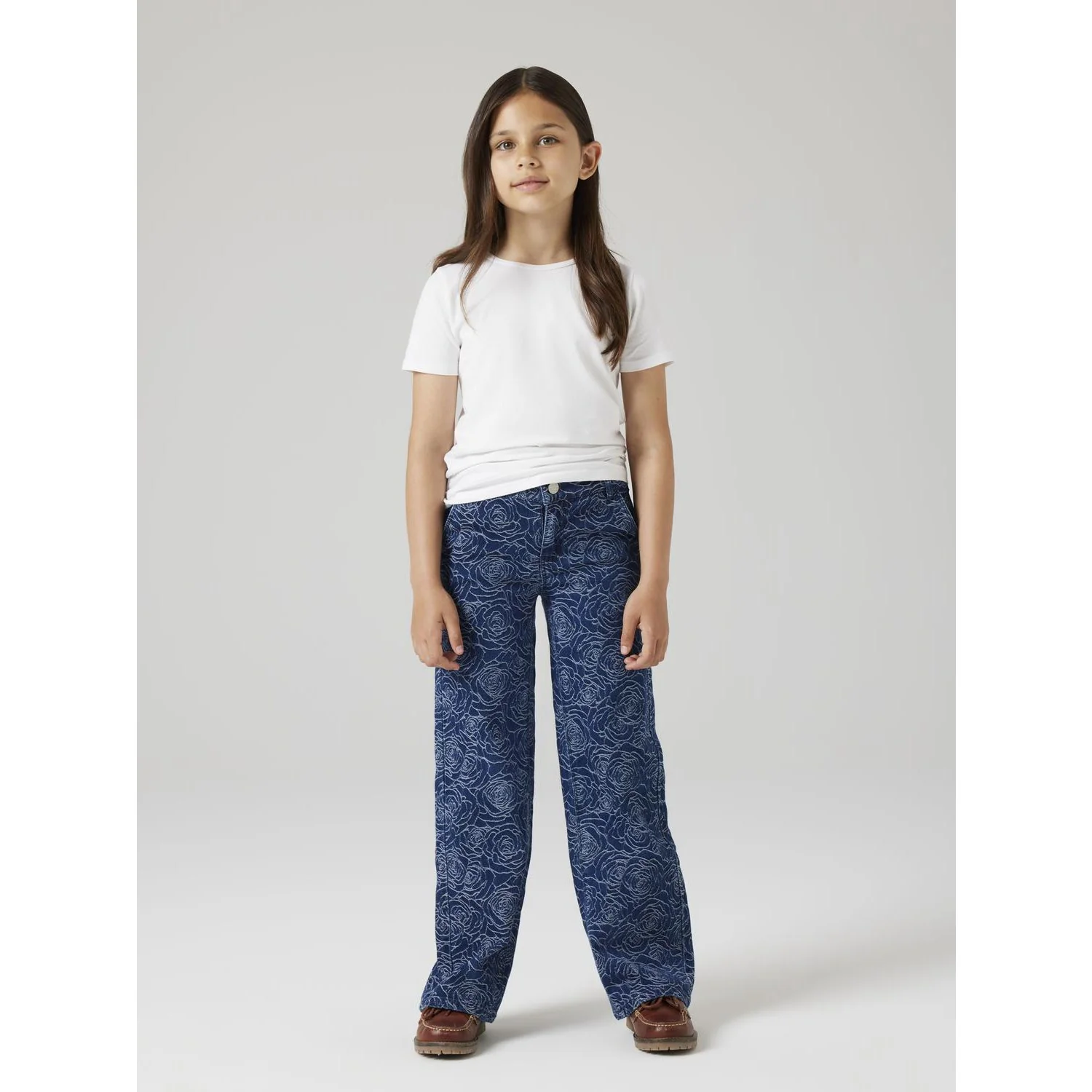 Name It Dark Blue Denim Nkfrose Wide Jeans 5005-Qj O - Image 2