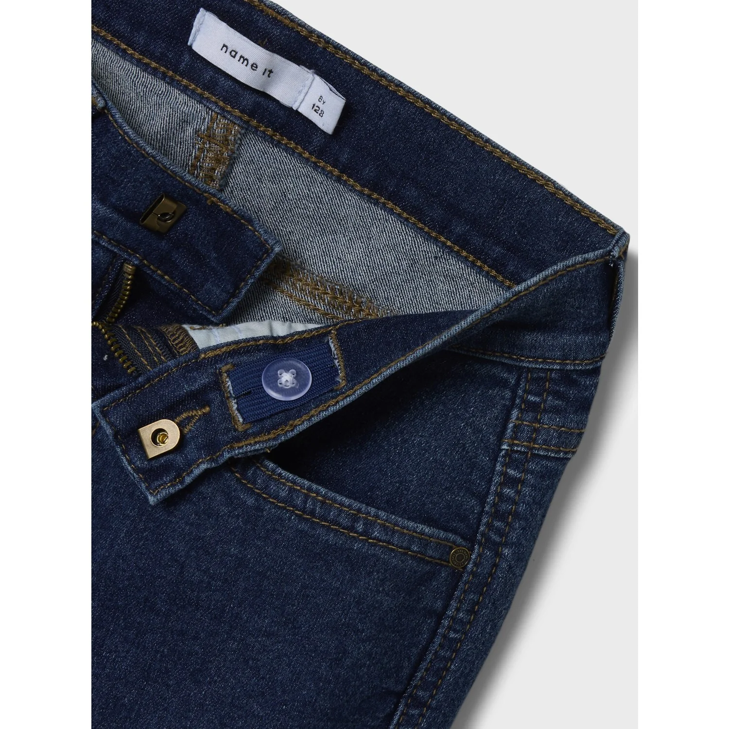 Name It Dark Blue Denim Nkfrose Wide Jeans 8808-Dt Tb - Image 2