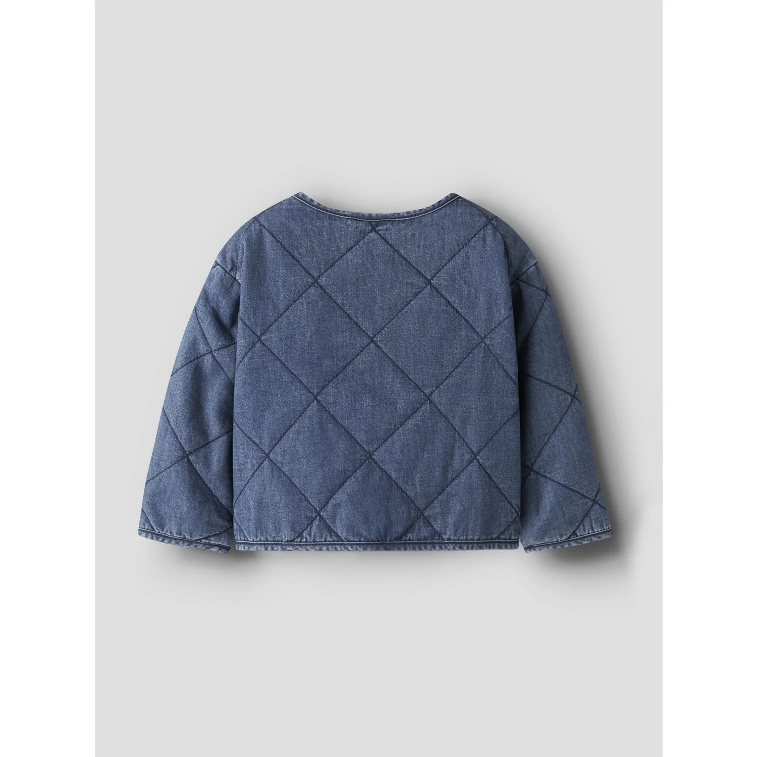 Name It Dark Blue Denim Nmfjuliette Quilt Dnm Jacket 6016-Pa B - Image 3