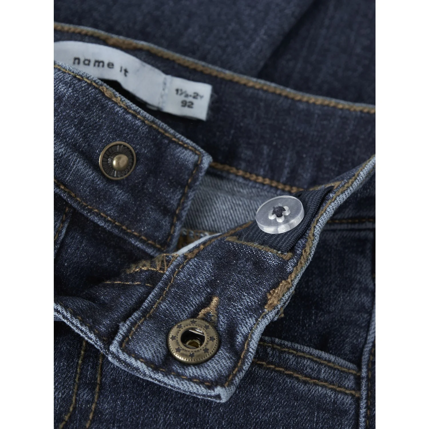 Name It Dark Blue Denim Nmfpolly Bootcut Jeans 8809-Md Tb - Image 4