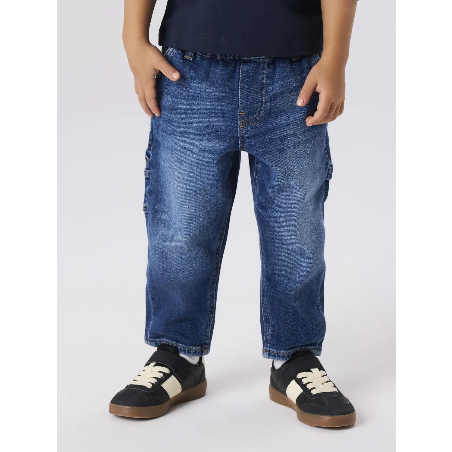 Name It Dark Blue Denim Nmmben Tapered Jeans Carp 8940-Bc Noos - Image 3