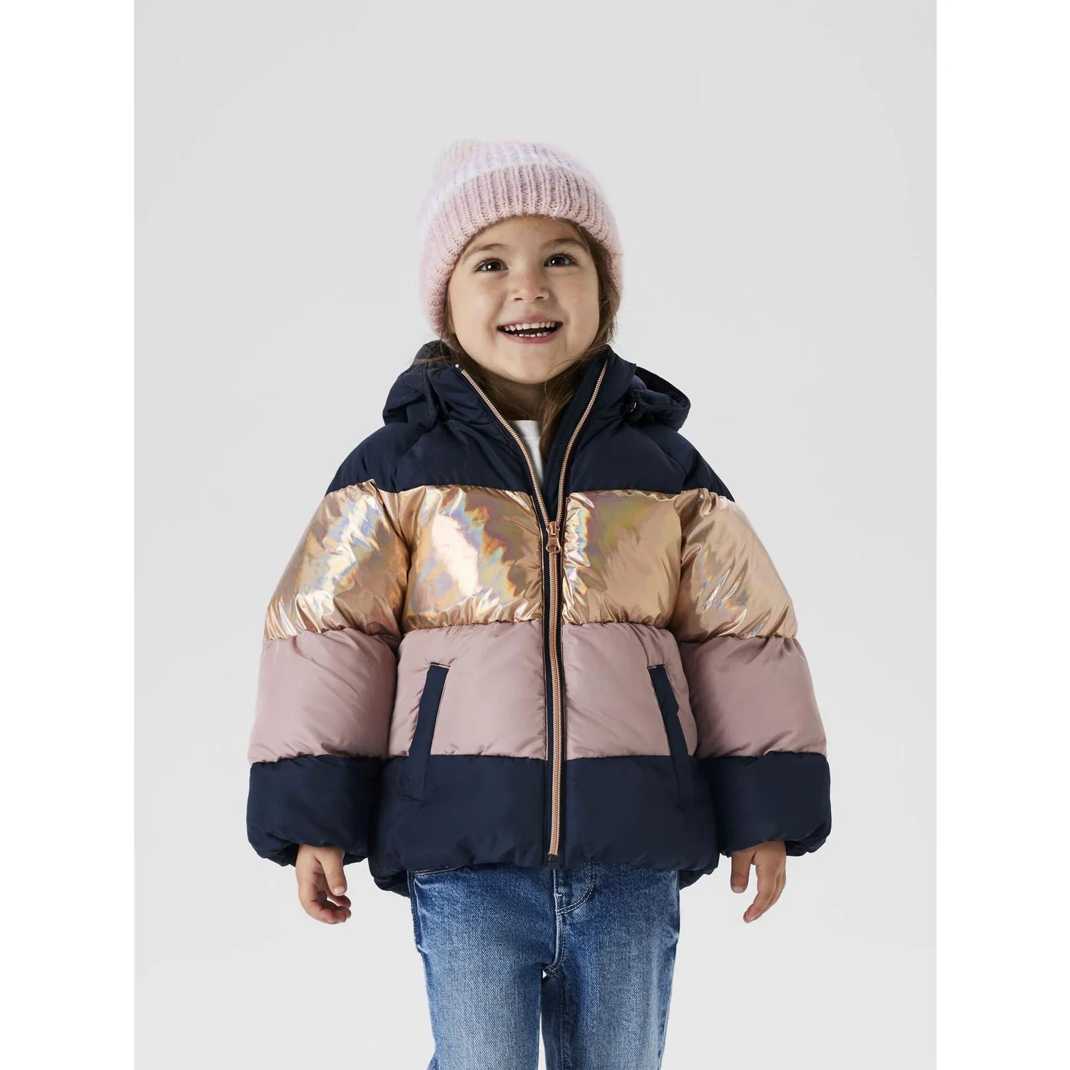 Name It Dark Sapphire Nmfmille Puffer Jacket1 - Image 3