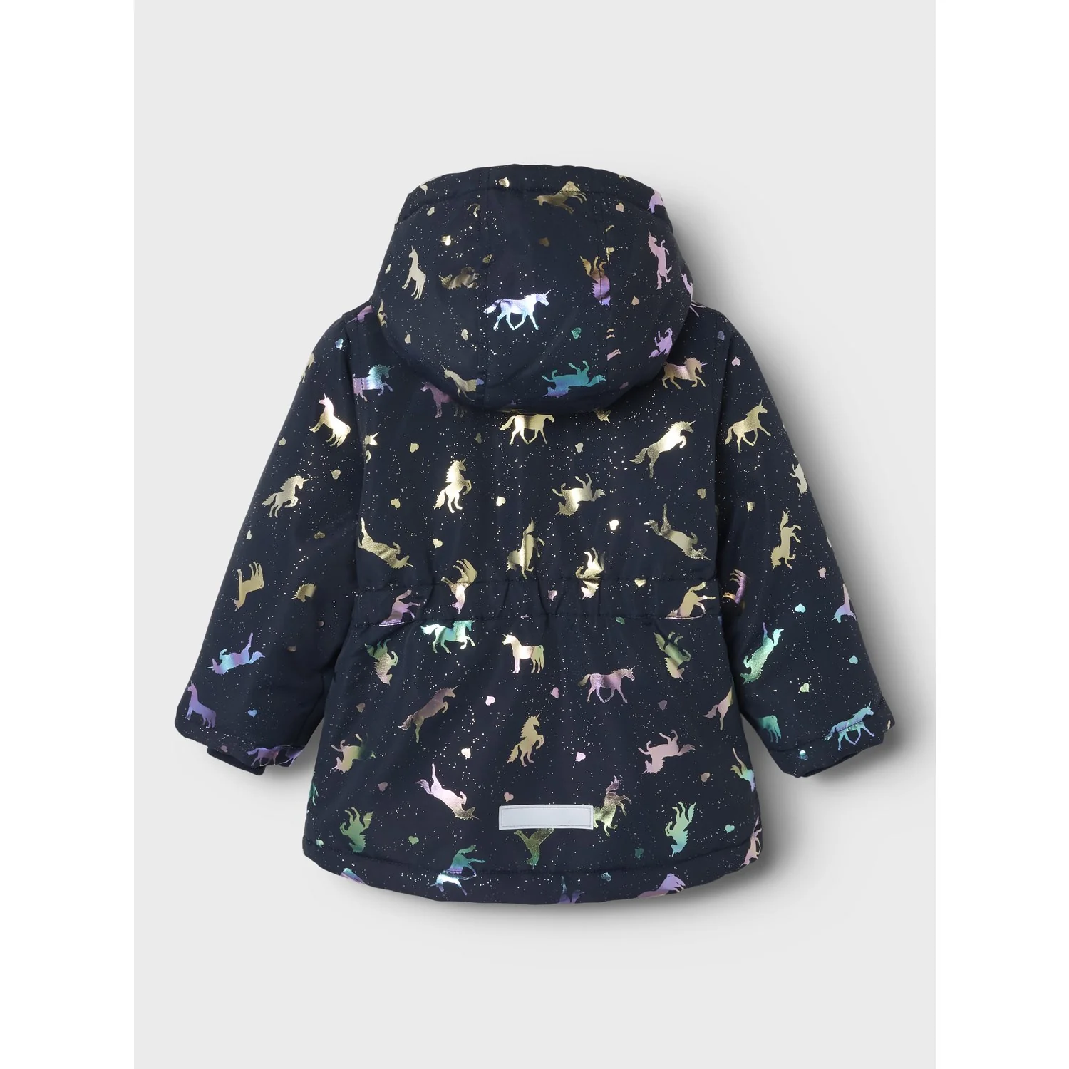 Name It Dark Sapphire Unicorn Nmfmaxi Pa Jacket Foil Aop Noos - Image 11