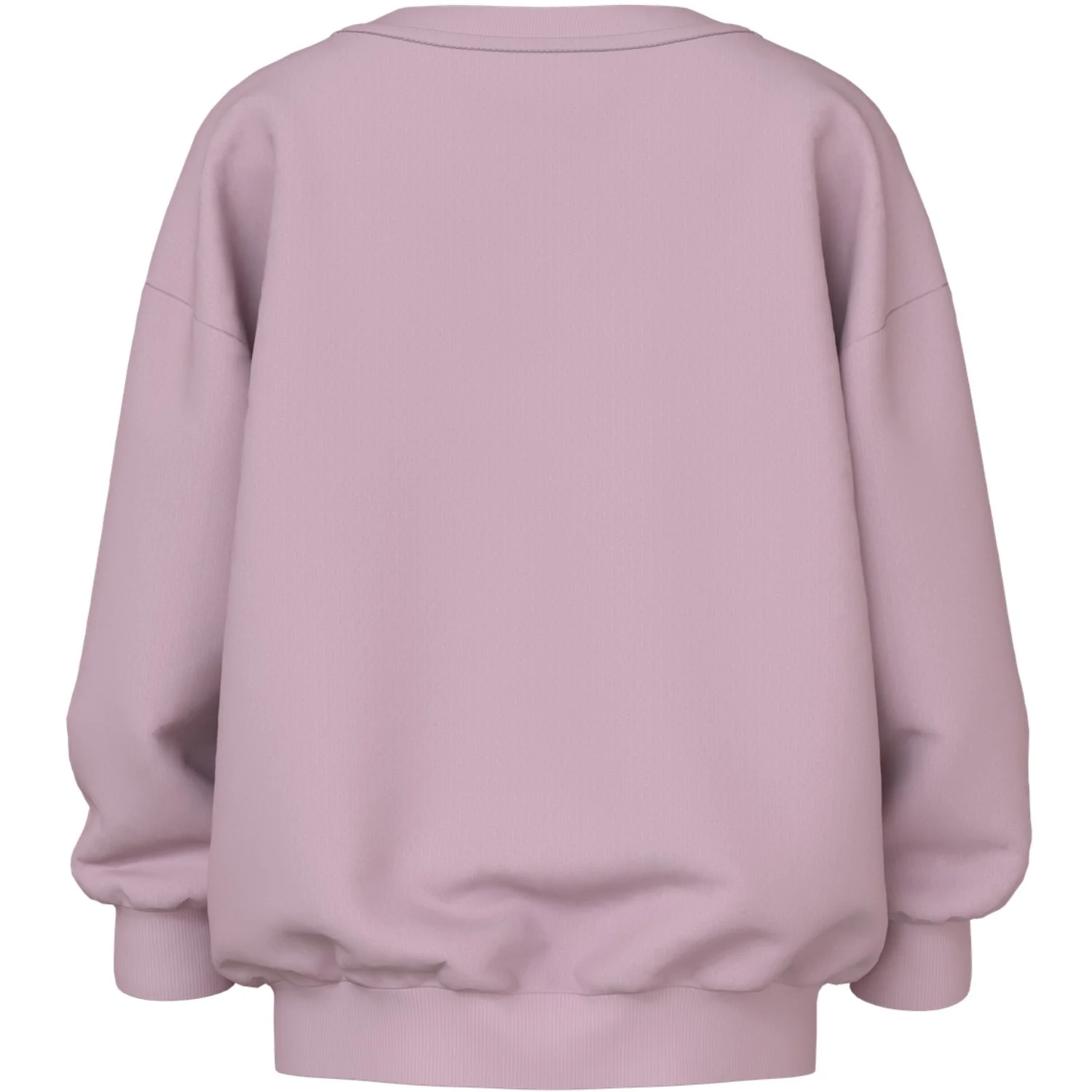 Name It Dawn Pink Dog Heart Stripe Nmfvalona Ls Long Rlx Sweat Bru - Image 3