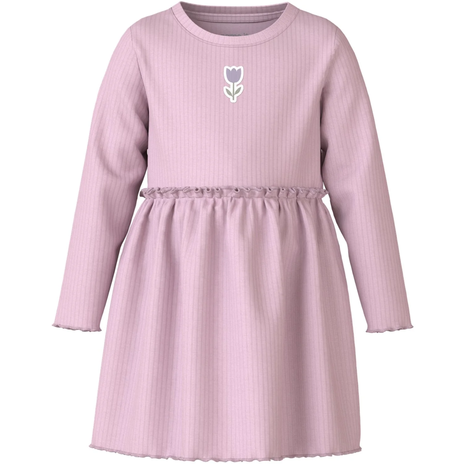 Name It Dawn Pink Tulip Nmfvemma Ls Dress