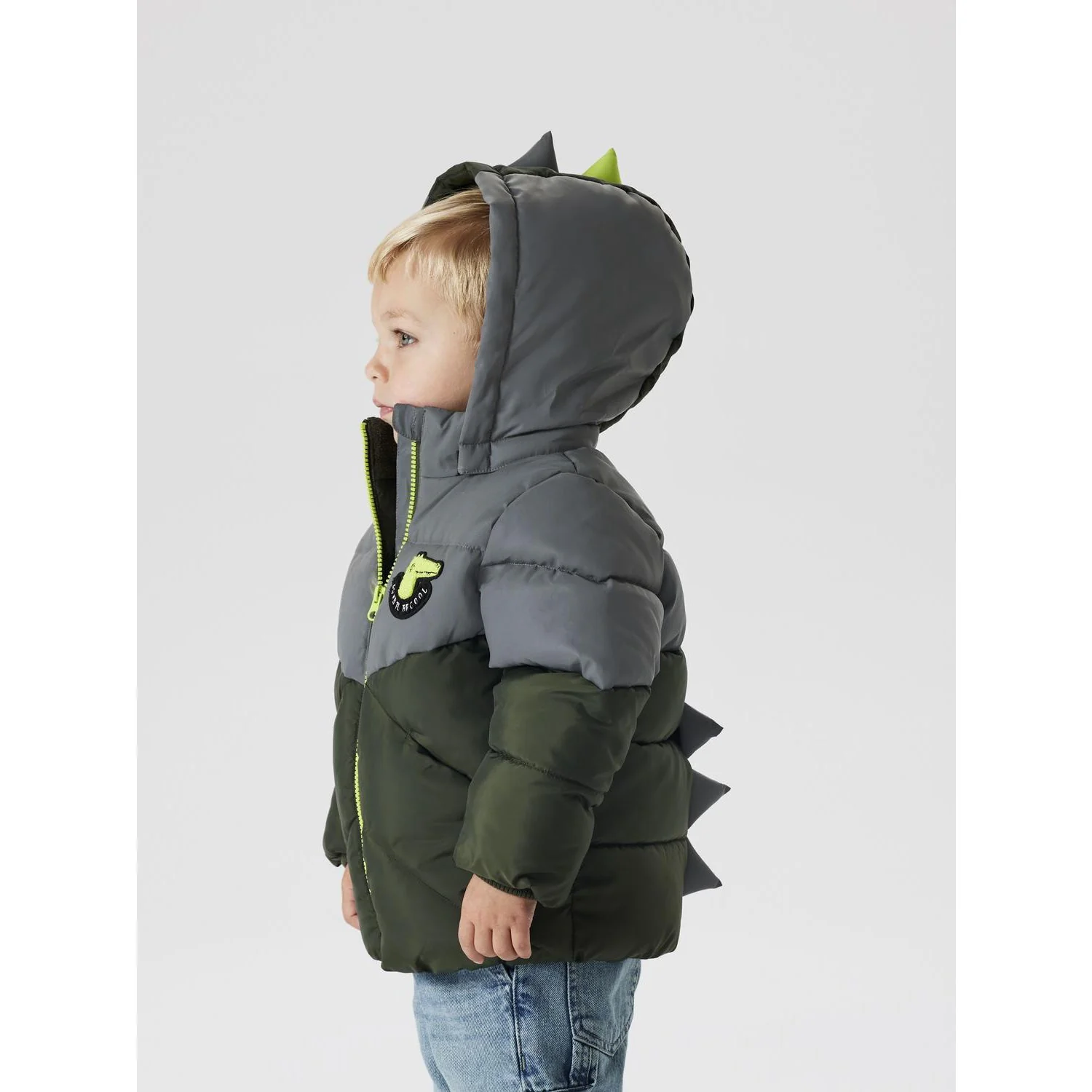Name It Deep Depths Nmmmorten Puffer Jacket Dino Detail1 - Image 3