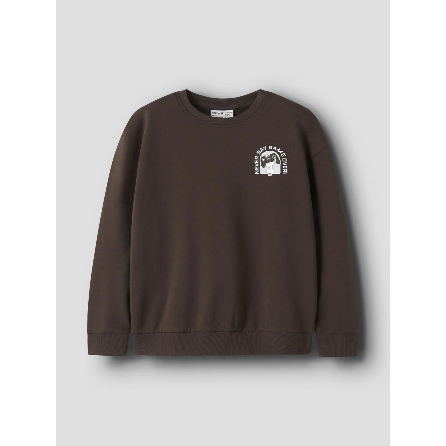 Name It Delicioso Gamer Nkmvildar Ls Nreg Sweat Bru - Image 3