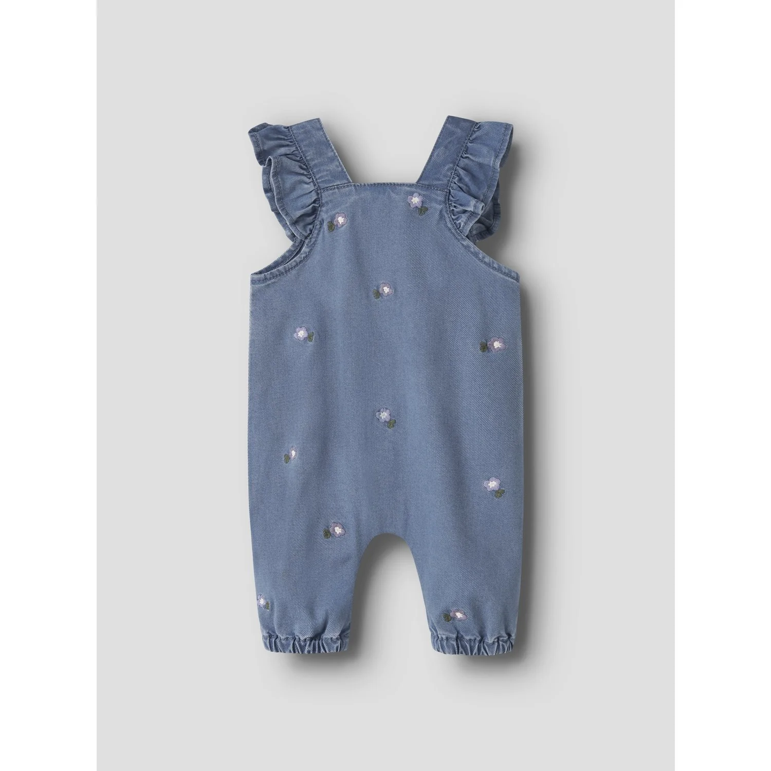 Name It Denim Blue Flower Emb Nbfsage Dnm Overall 3606-Yb - Image 3