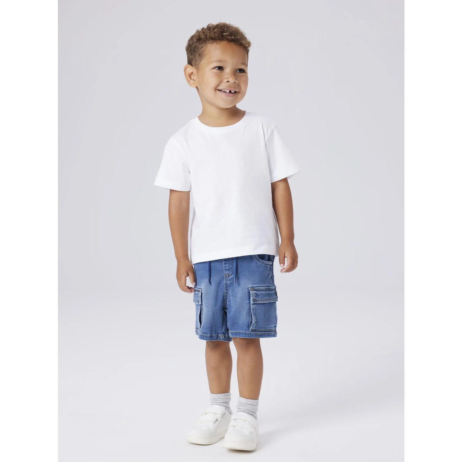 Name It Denim Blue Nmmben Baggy Dnm L Shorts 8610-To Noos - Image 2