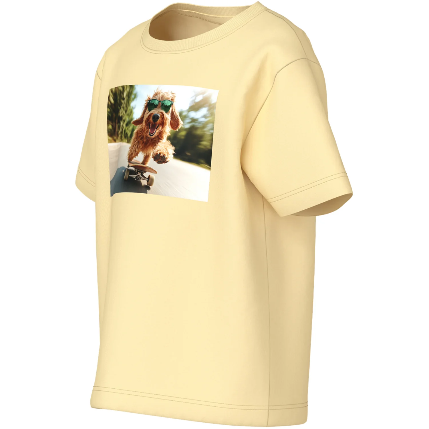 Name It Double Cream Skater Dog Nmmvoto Ss Nreg Top - Image 2