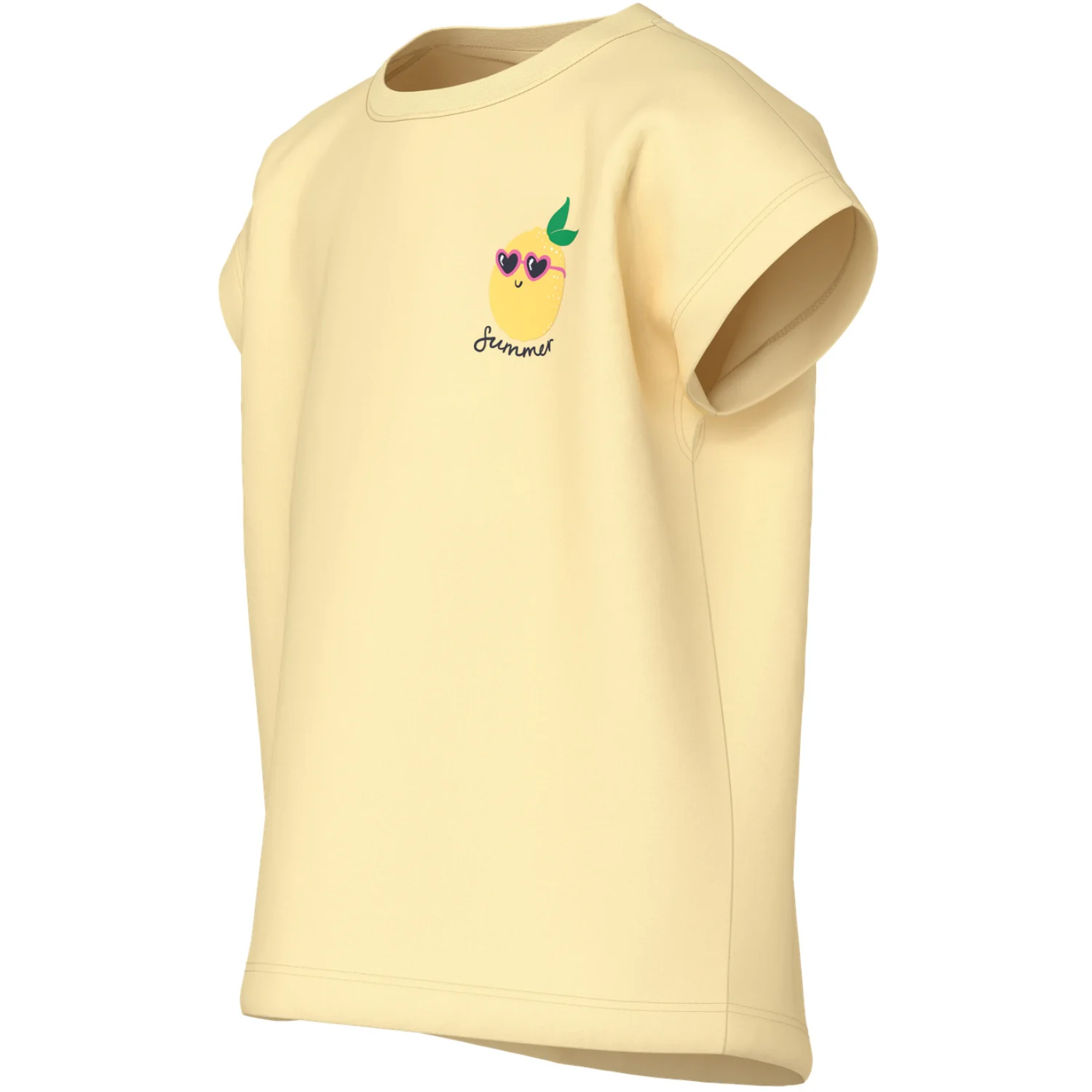 Name It Double Cream Summer Lemon Nmfvarutti Capsl Loose Top - Image 2