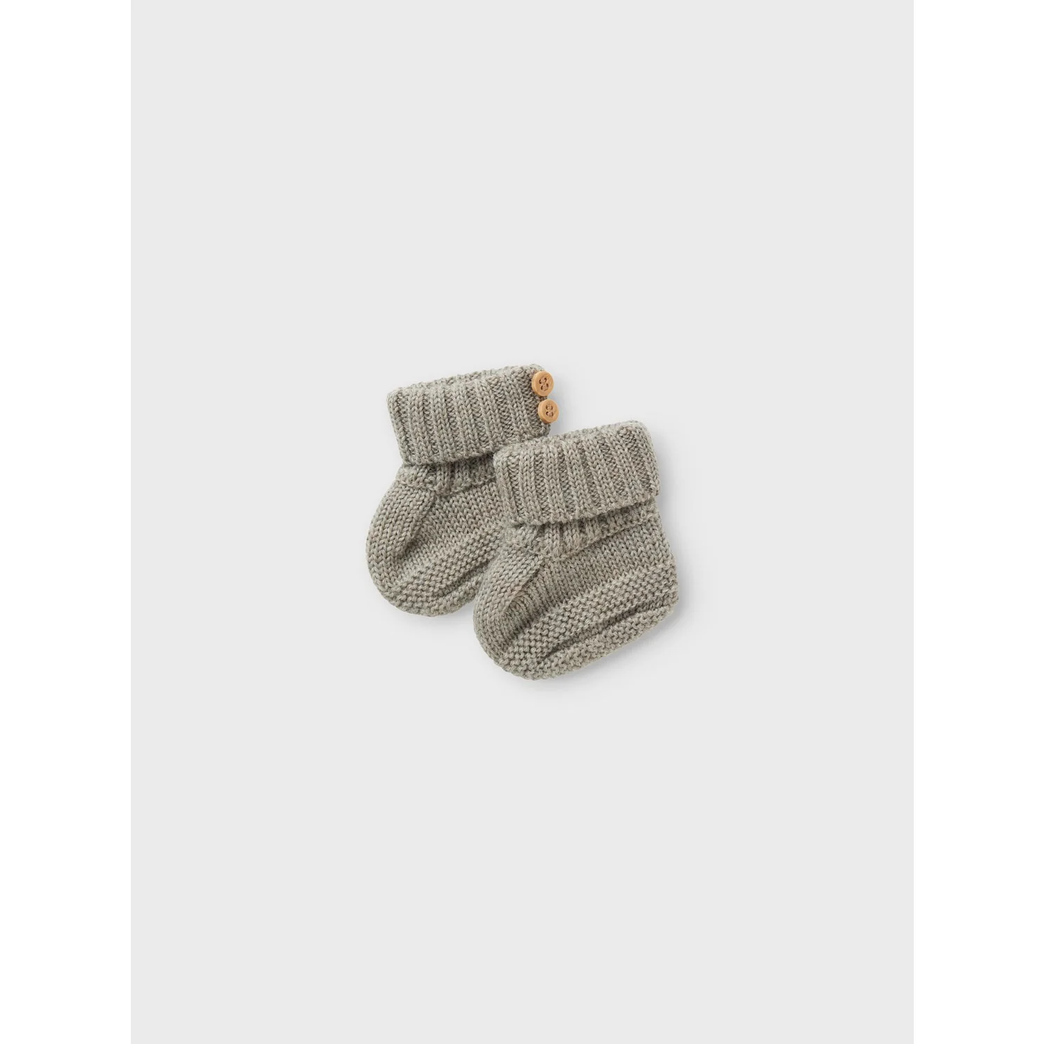 Name It Dried Sage Nbmwrilla Wool Knit Slippers - Image 3