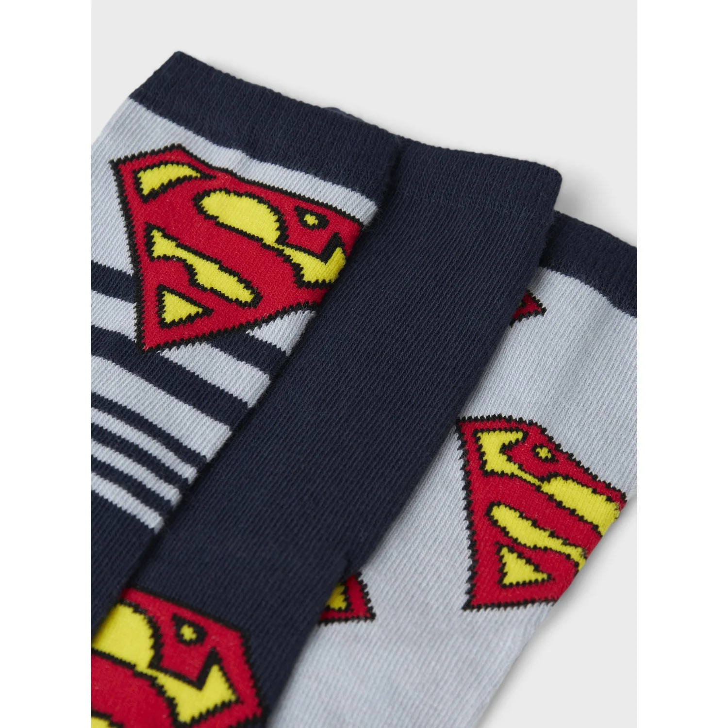 Name It Dusty Blue Nmmjasper Superman 3P Socks Wab - Image 2