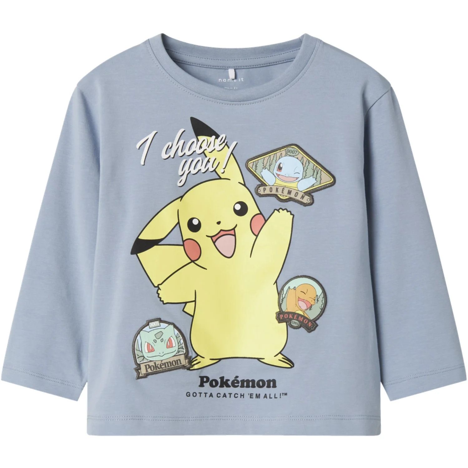 Name It Dusty Blue Nmmjumbo Pokemon Nreg Ls Top Box Sky