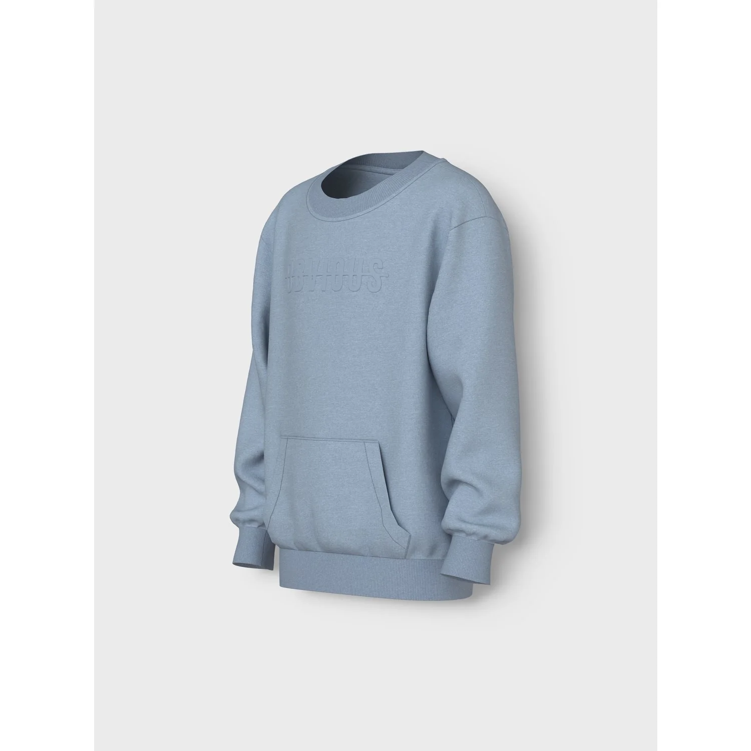 Name It Dusty Blue Obivous Nkmvanoa Ls Nreg Sweat Unb - Image 2