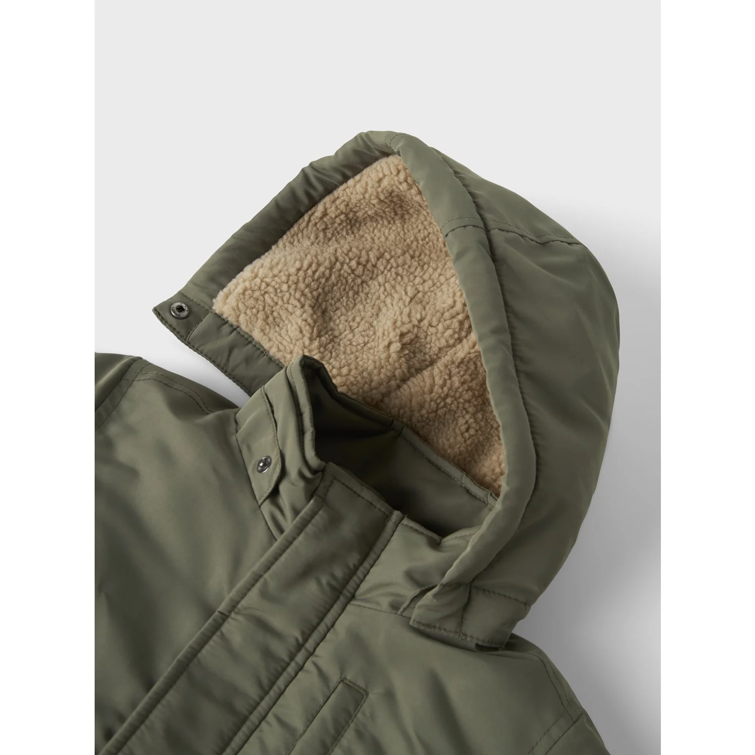 Name It Dusty Olive Nmmmarlow Parka Jacket Pb Fo - Image 2