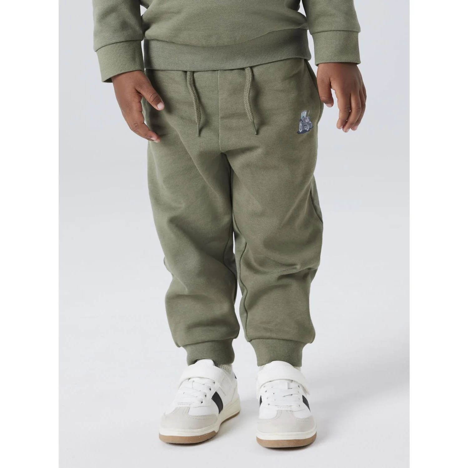 Name It Dusty Olive Nmmnash Nreg Swe Pants Bru - Image 3