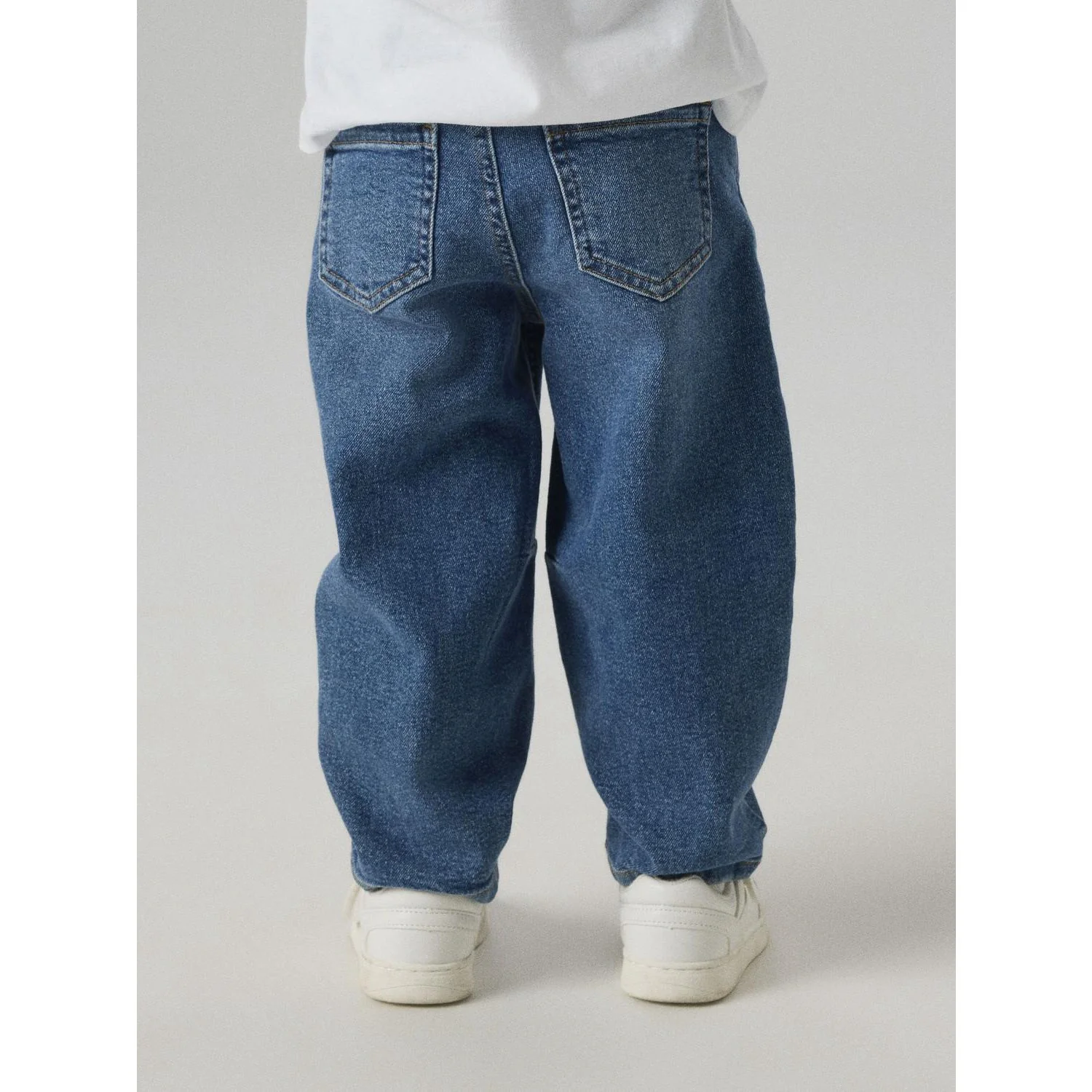 Name It Faded Denim Nmfbella Balloon Jeans 2441-Sm Noos - Image 4