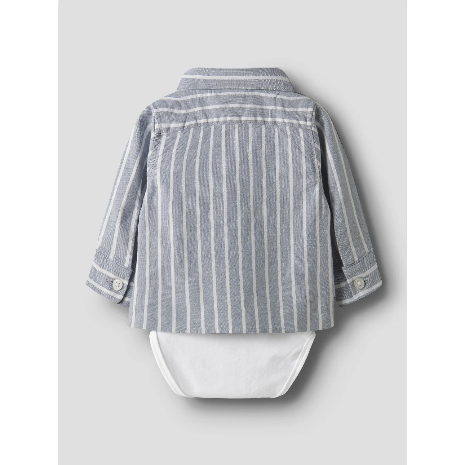Name It Flint Stone Thin Stripe - Bright White Nbmrekid Shirtbody - Image 4