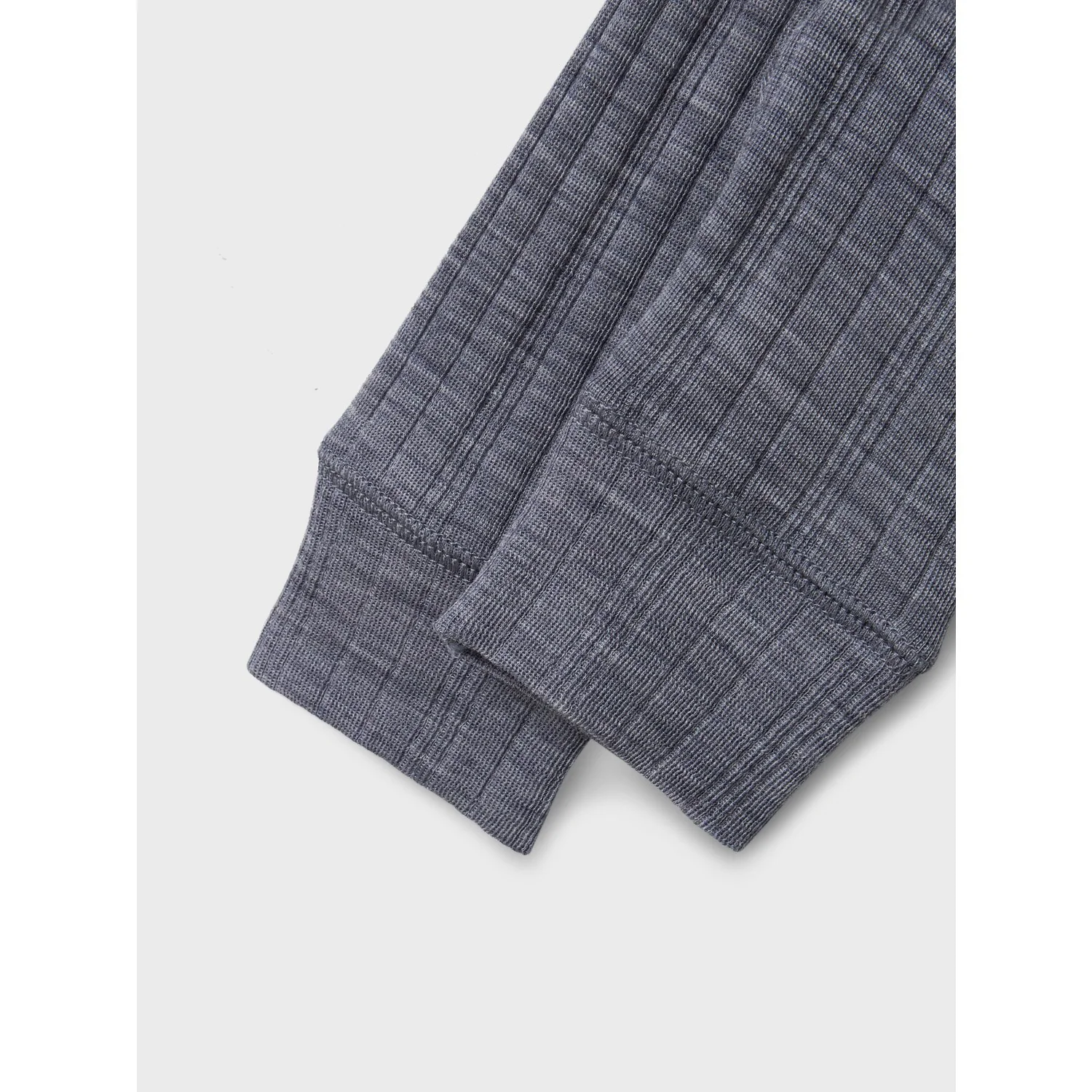Name It Folkstone Gray Nbmwang Wool Needle Long Johns Solid Noos - Image 3