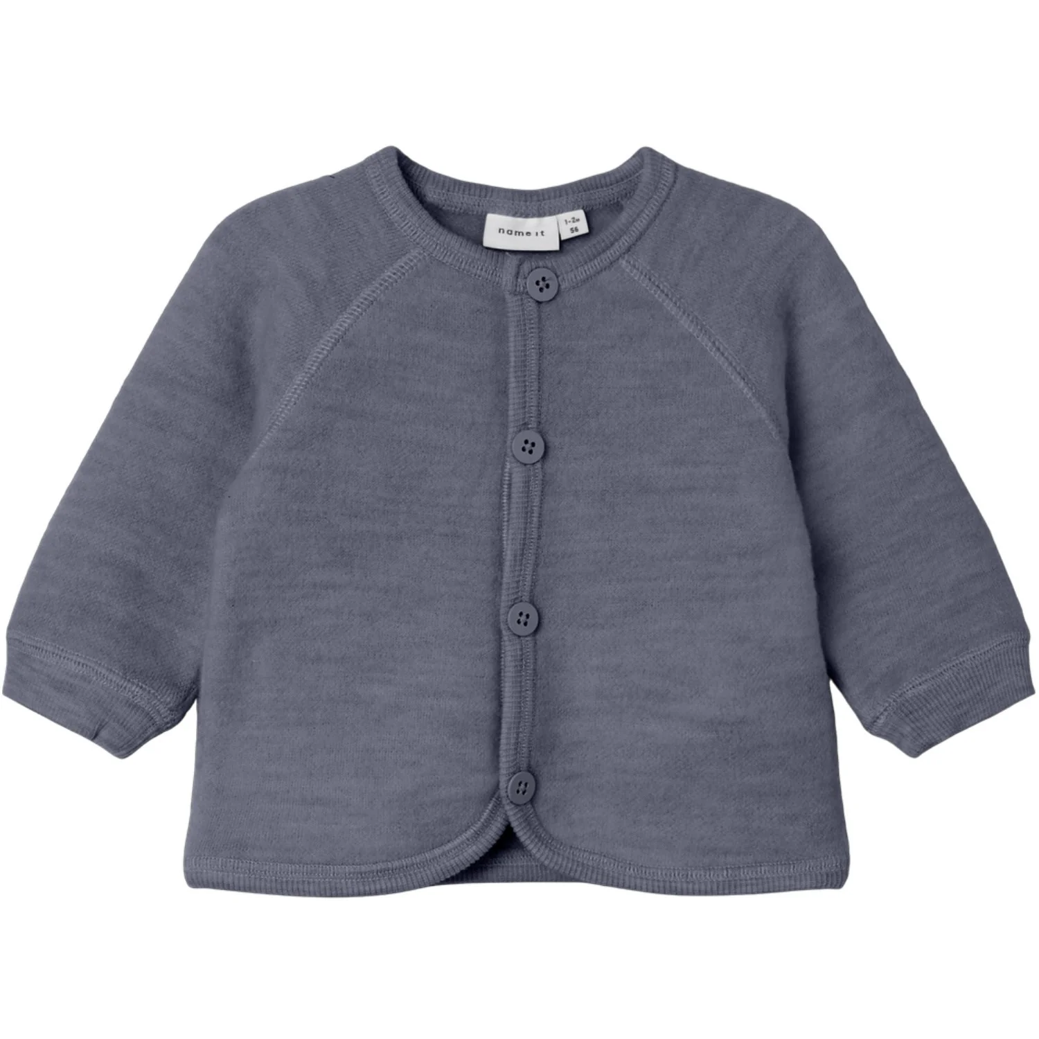 Name It Folkstone Gray Nbmwmino Wool Bru Ls Card