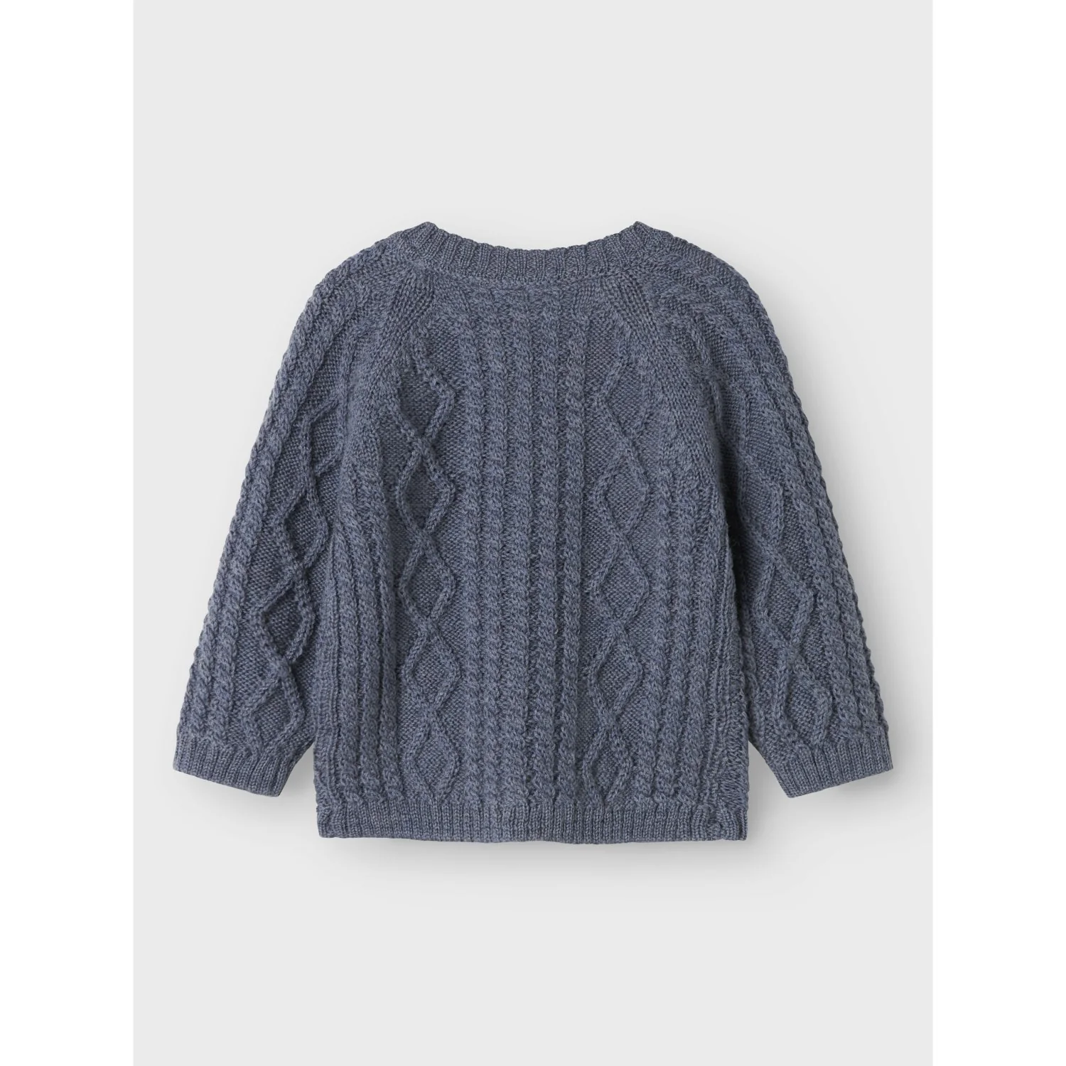 Name It Folkstone Gray Nbmwrilla Wool Ls Knit Card - Image 3