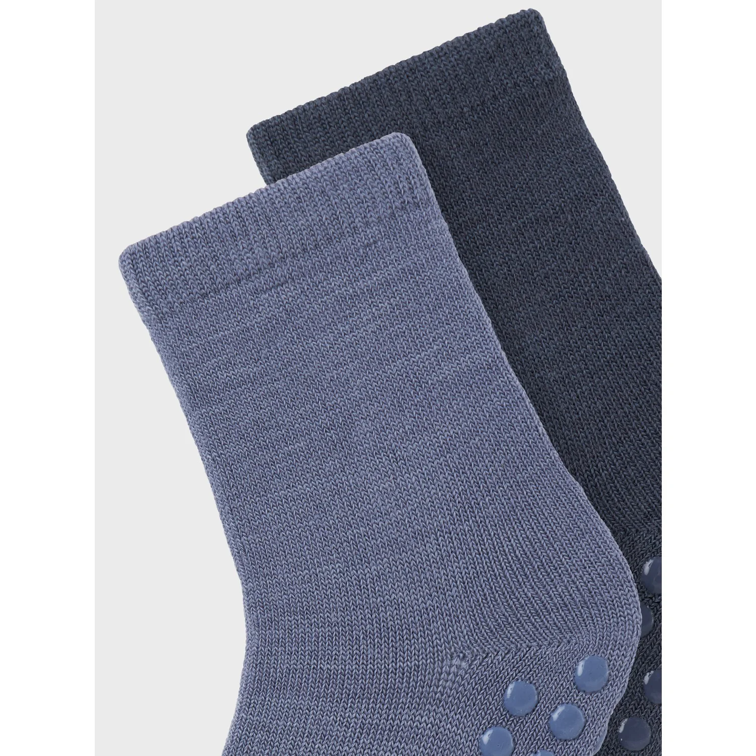 Name It Folkstone Gray Nmmwak Wo/Bl 2P Socks W/Non Skid - Image 2