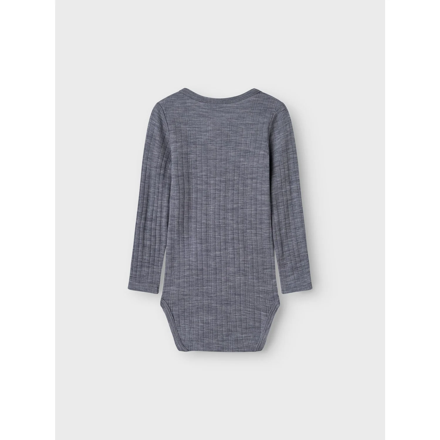 Name It Folkstone Gray Nmmwang Wool Needle Ls Body Solid - Image 3