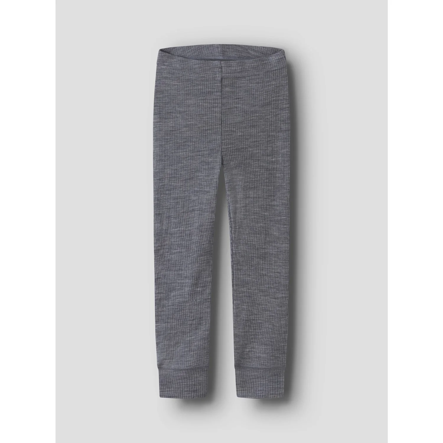 Name It Folkstone Gray Nmnwax Wool Rib Leggings Noos - Image 3