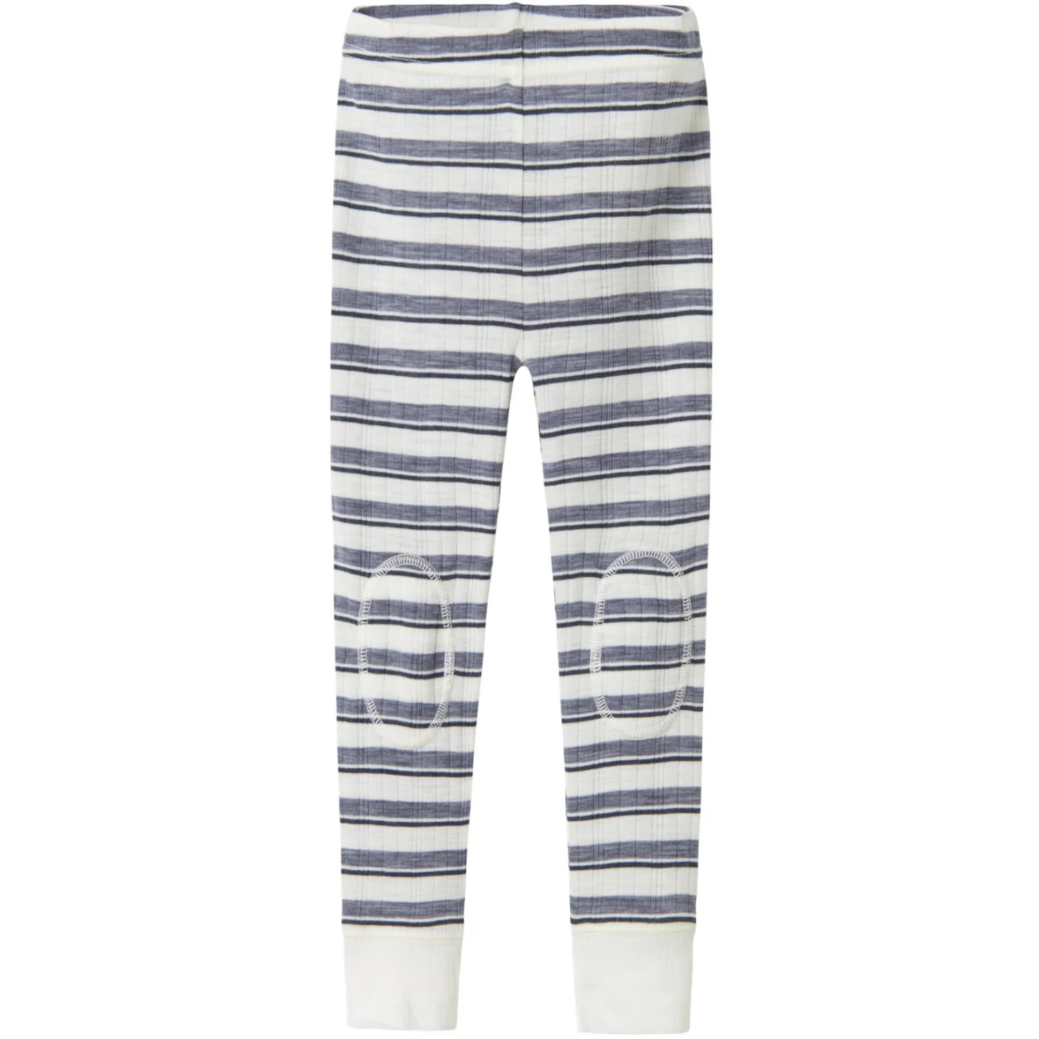 Name It Folkstone Gray Snow White Nmmwang Wool Needle Long Johns Noos