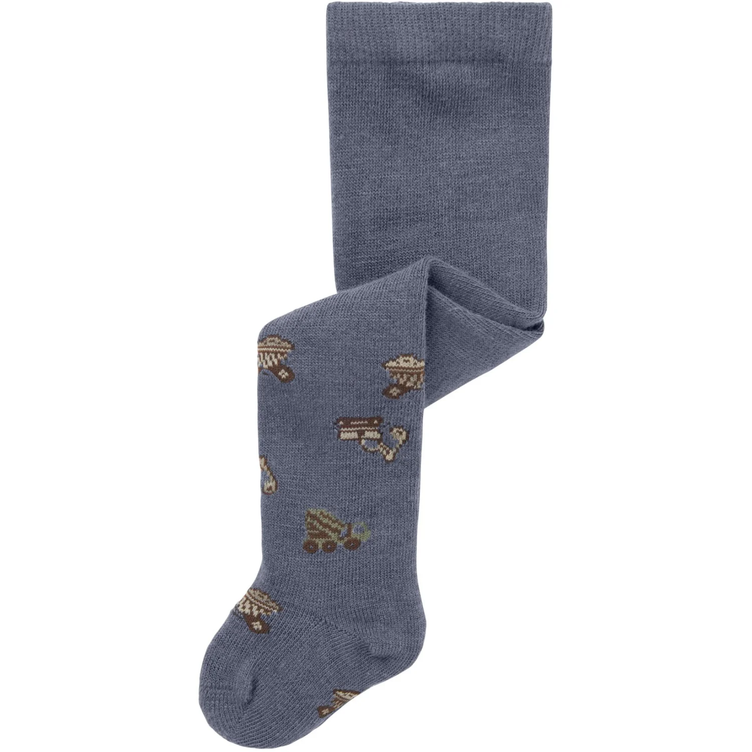 Name It Folkstone Gray Working Machines Nbmwak Wo/Bl Tights Aoj