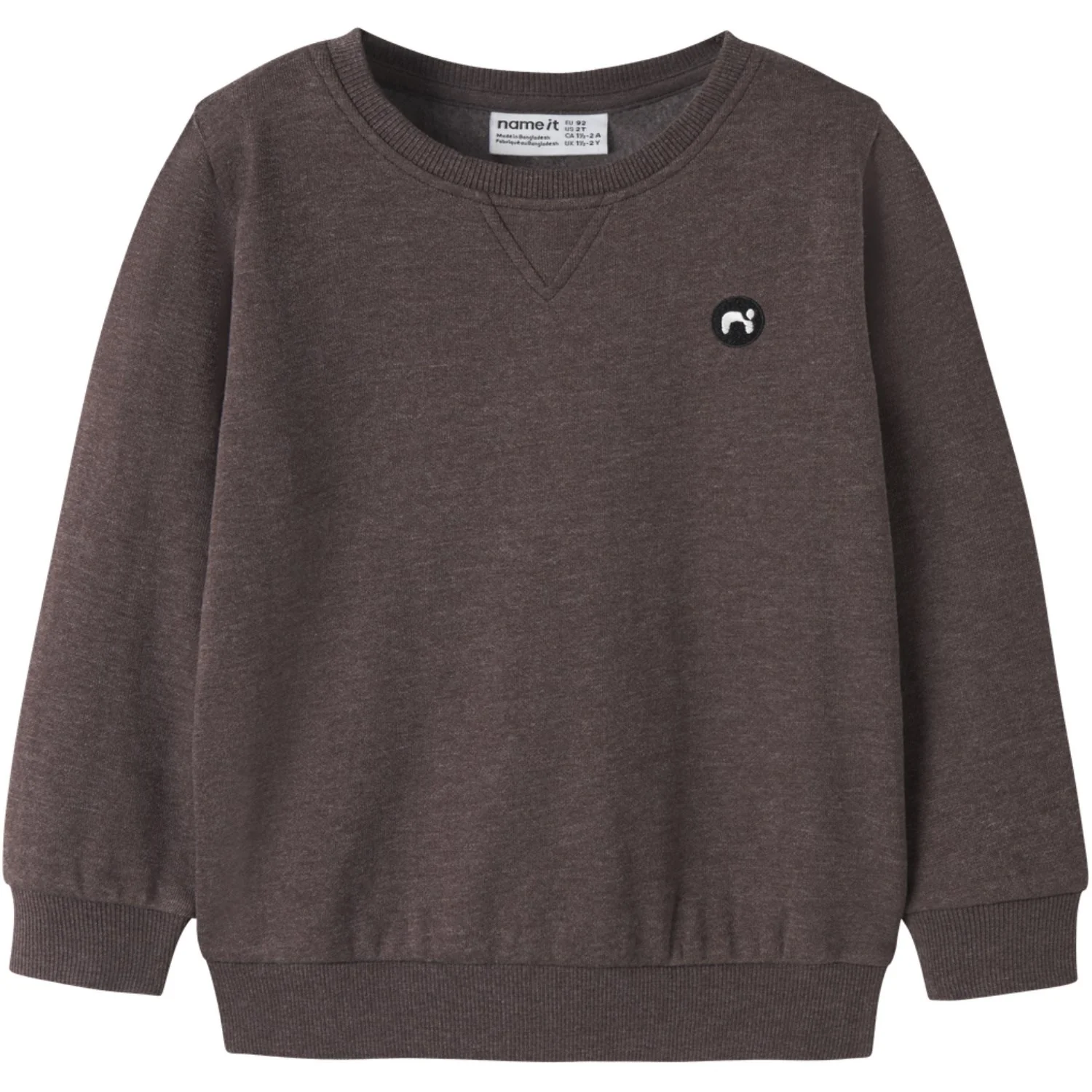 Name It French Roast Nmmvimo Ls Sweat Bru Noos