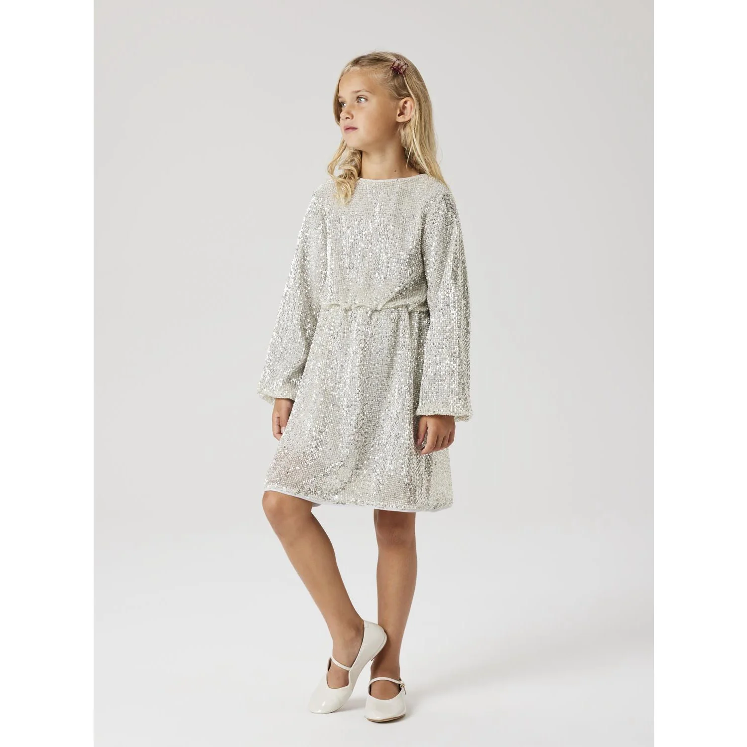 Name It Frosted Almond Nkfrantella Ls Dress - Image 2