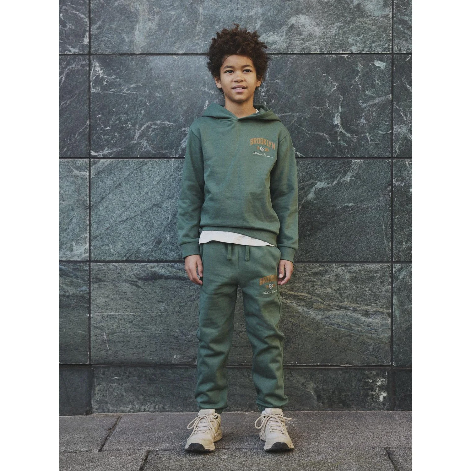 Name It Garden Topiary Nkmnewi Nreg Sweat Pants Bru - Image 2