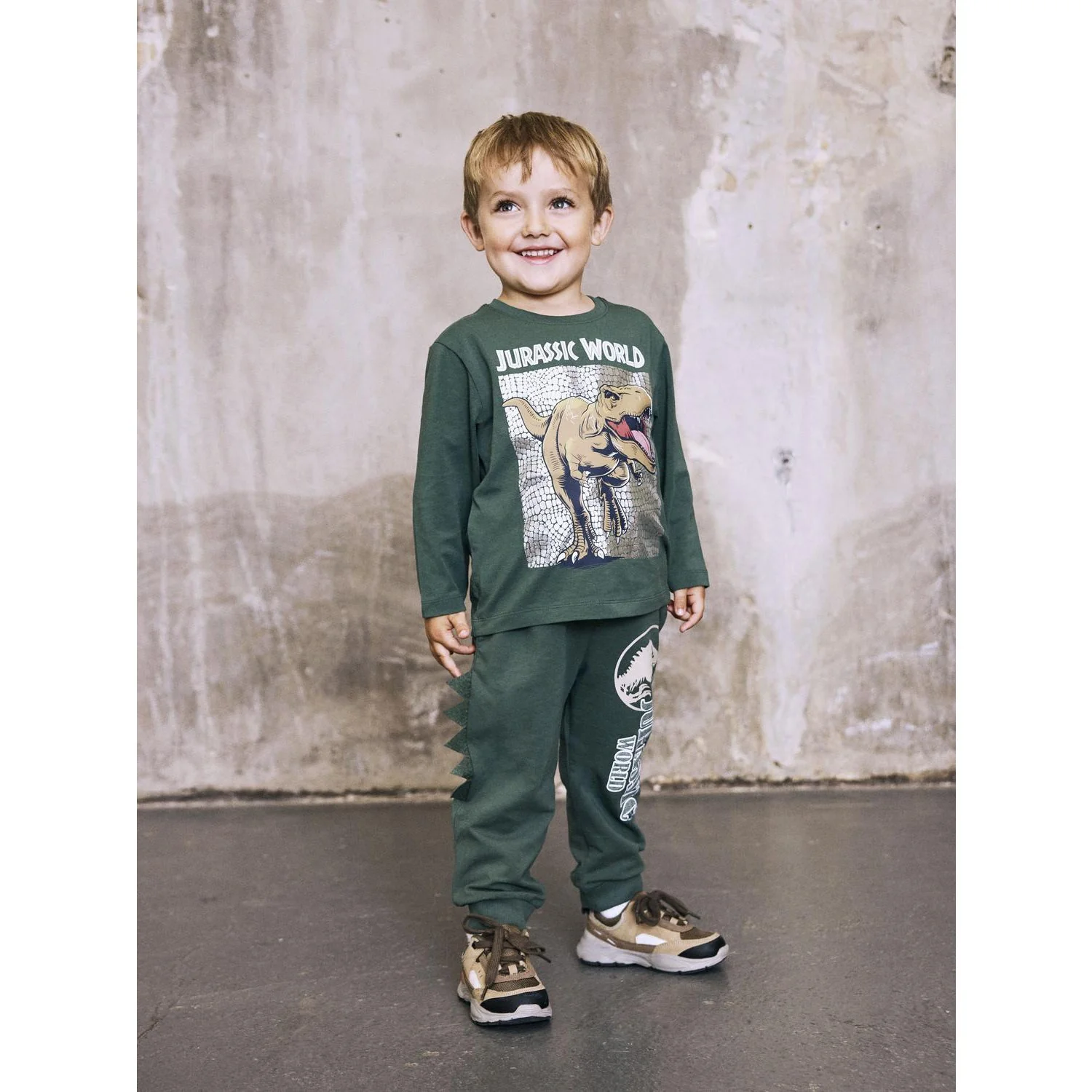 Name It Garden Topiary Nmmjaba Jurassic Nreg Pants Unb Sky - Image 2