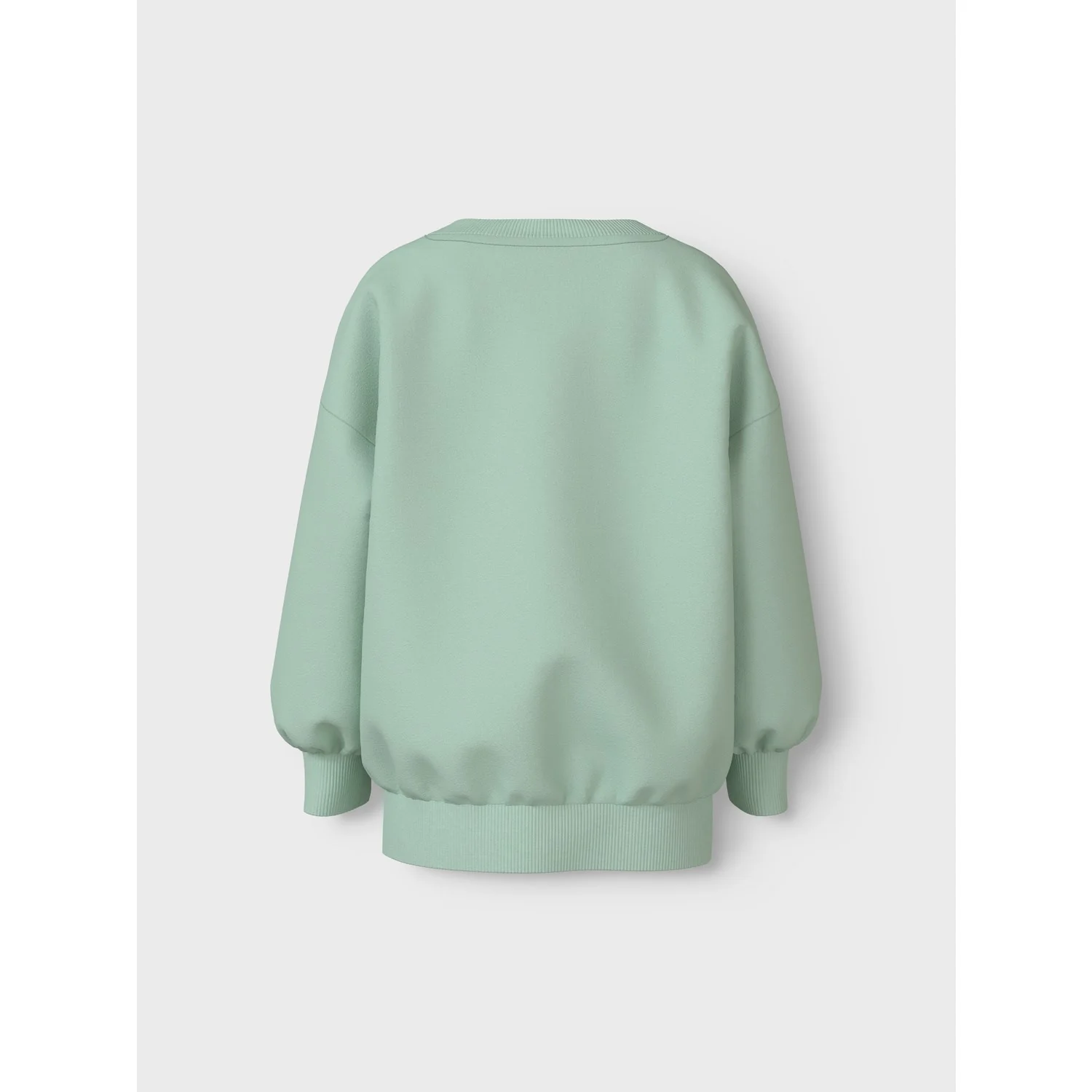 Name It Gossamer Green Hedgehog Nmfvalona Ls Long Rlx Sweat Unb - Image 3