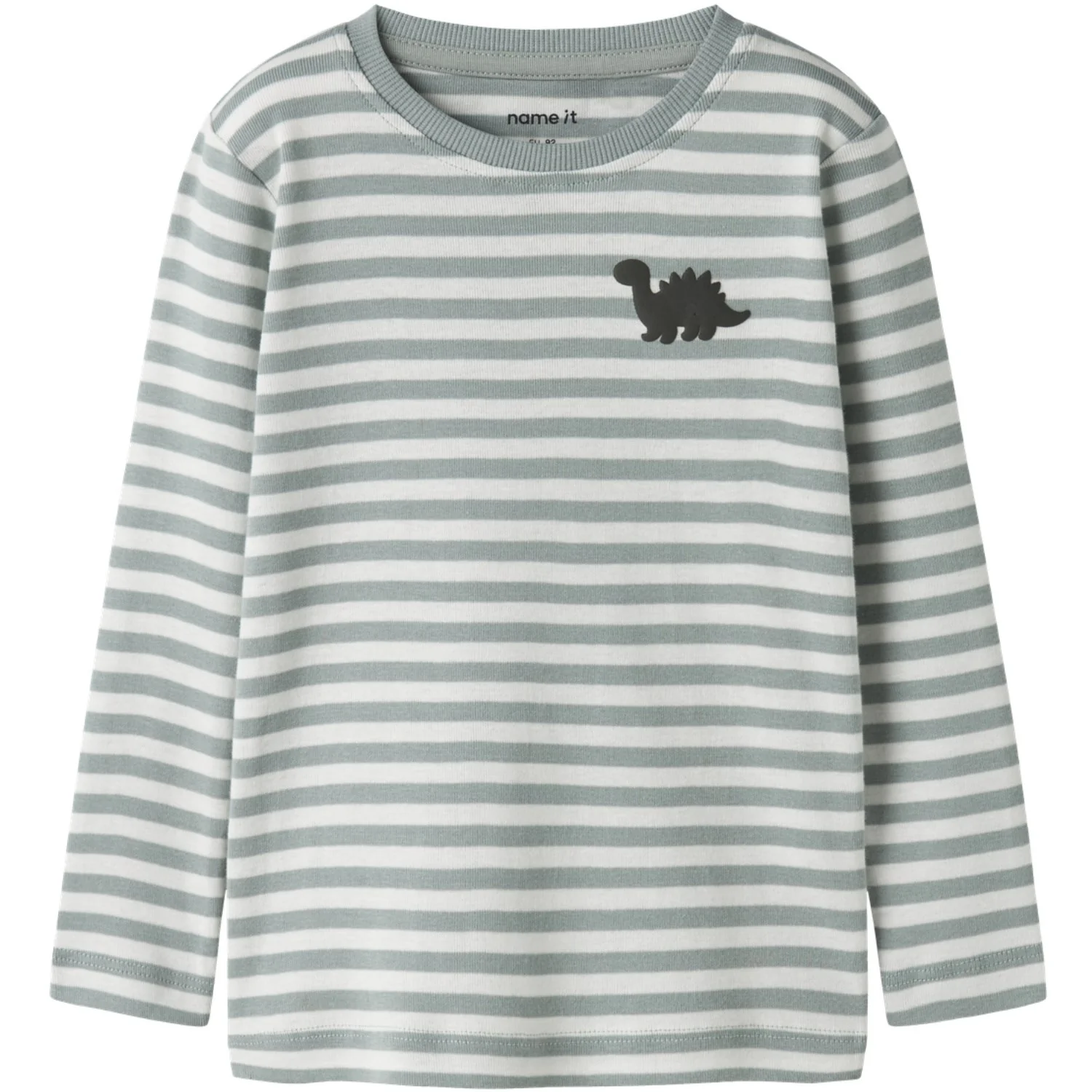 Name It Green Milieu Dinosaur Nmmvilly Ls Slim Top Noos