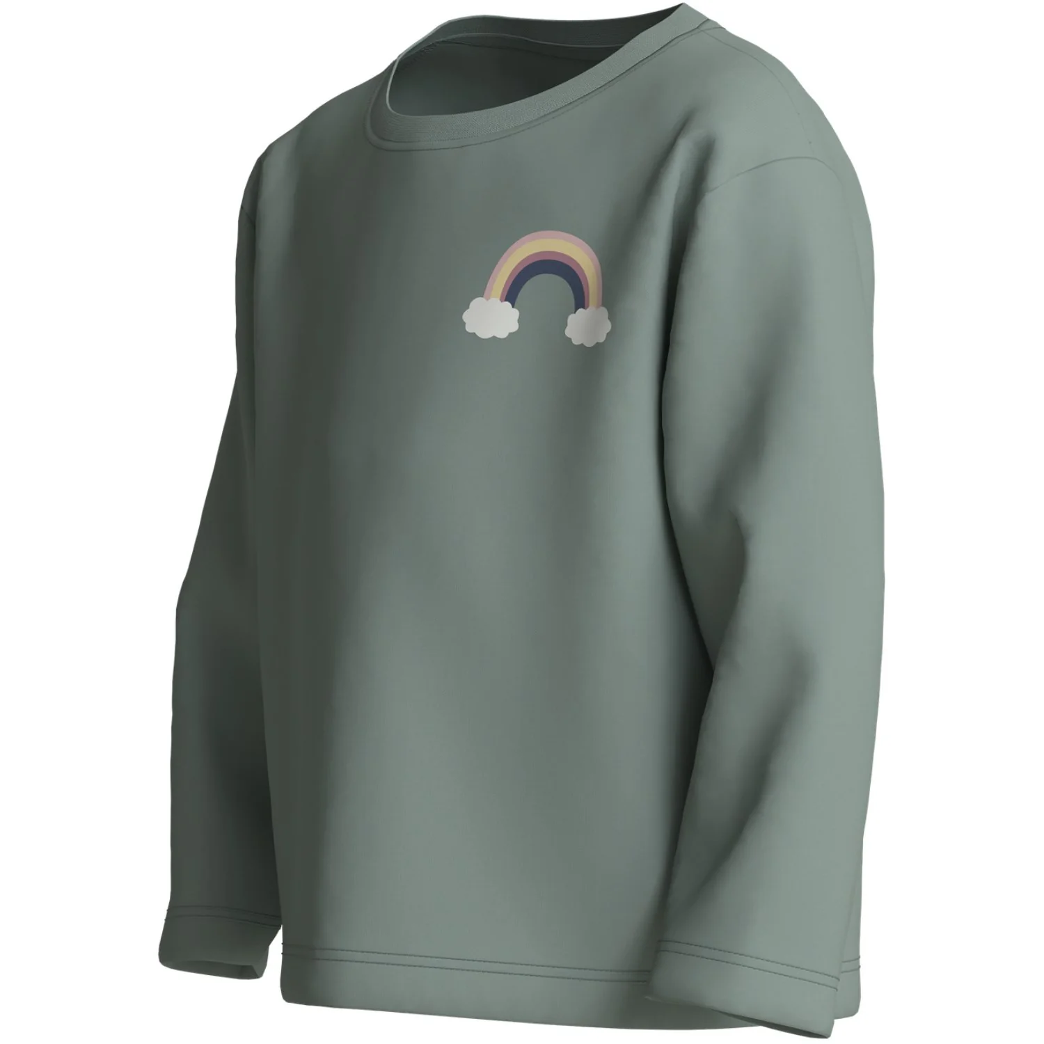 Name It Green Milieu Rainbow Nmfveen Ls Nreg Top - Image 2