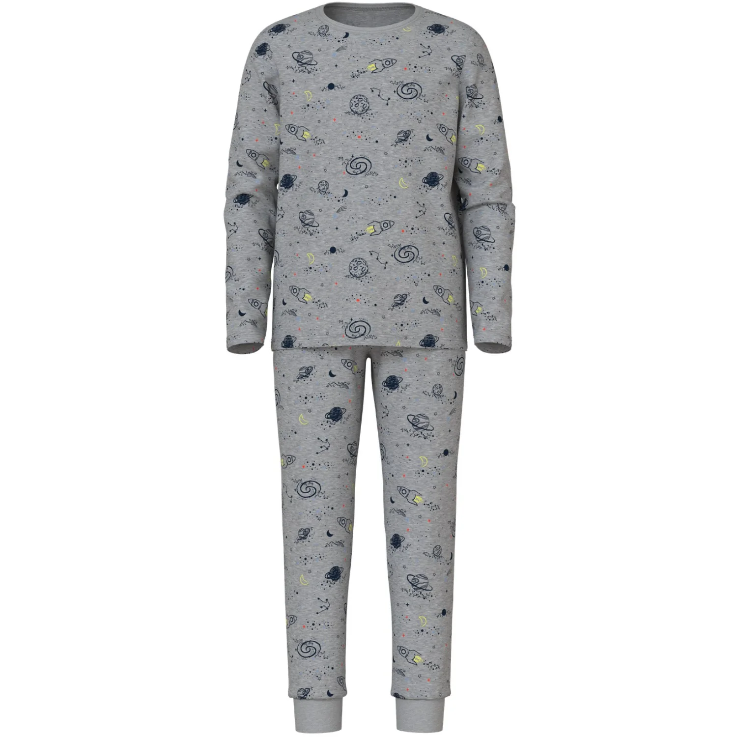 Name It Grey Melange Nkmnightset Grey Space Noos