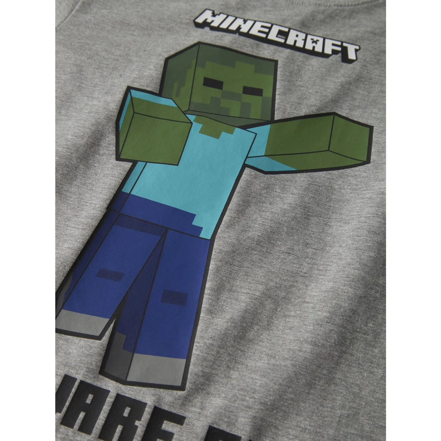 Name It Grey Melange Nkmsumba Minecraft Ss Nreg Top Box Bfu - Image 2