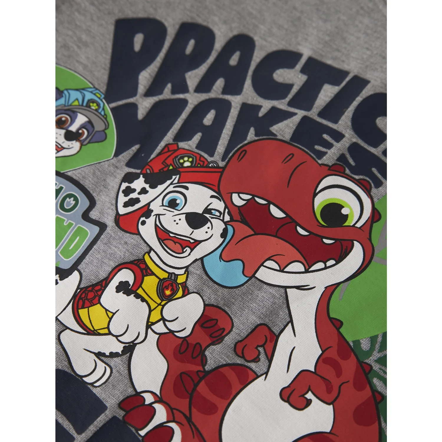 Name It Grey Melange Nmmjik Paw Ls Nreg Top Box Noos Cplgm - Image 2