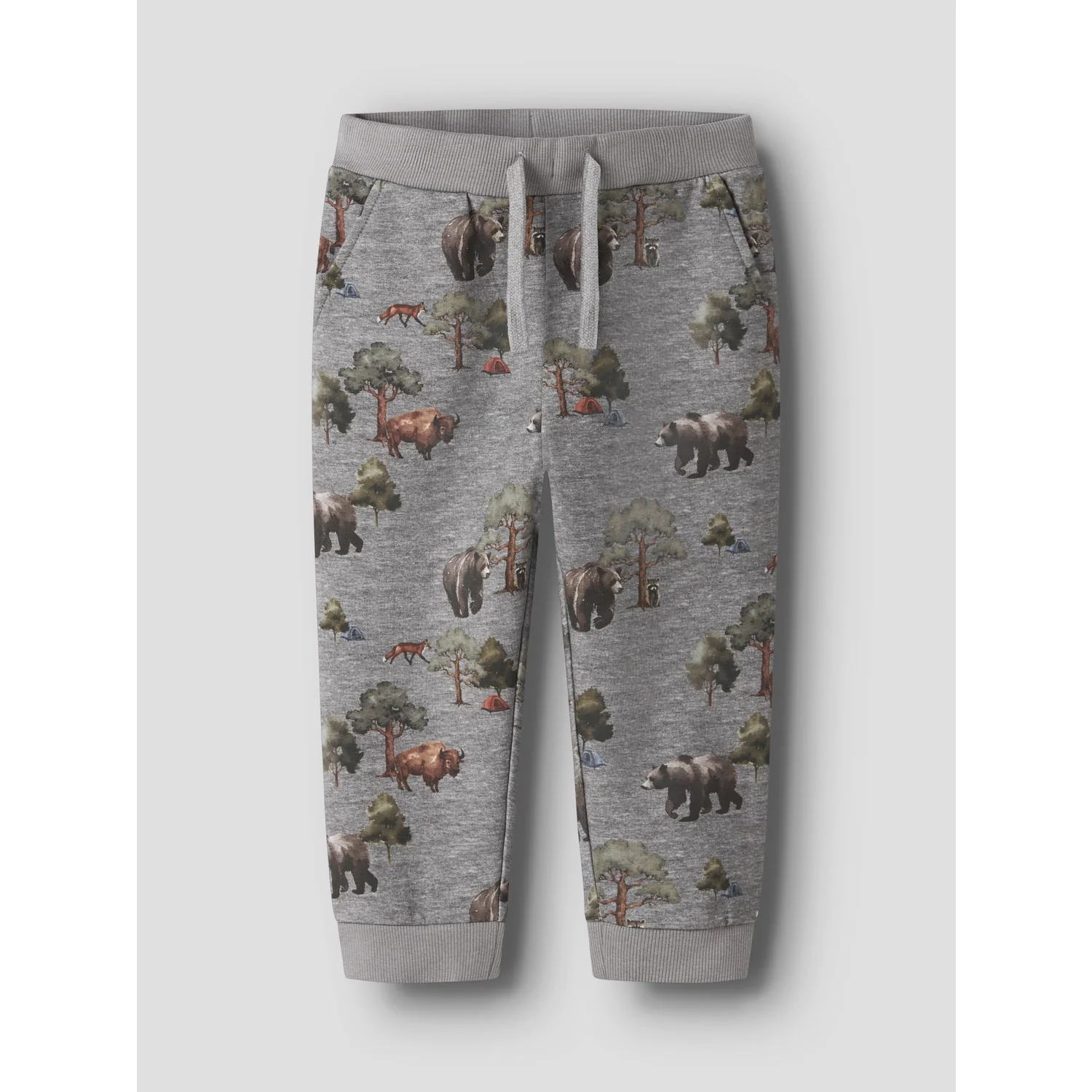 Name It Grey Melange Nmmolin Nreg Sweat Pants Bru Box - Image 3