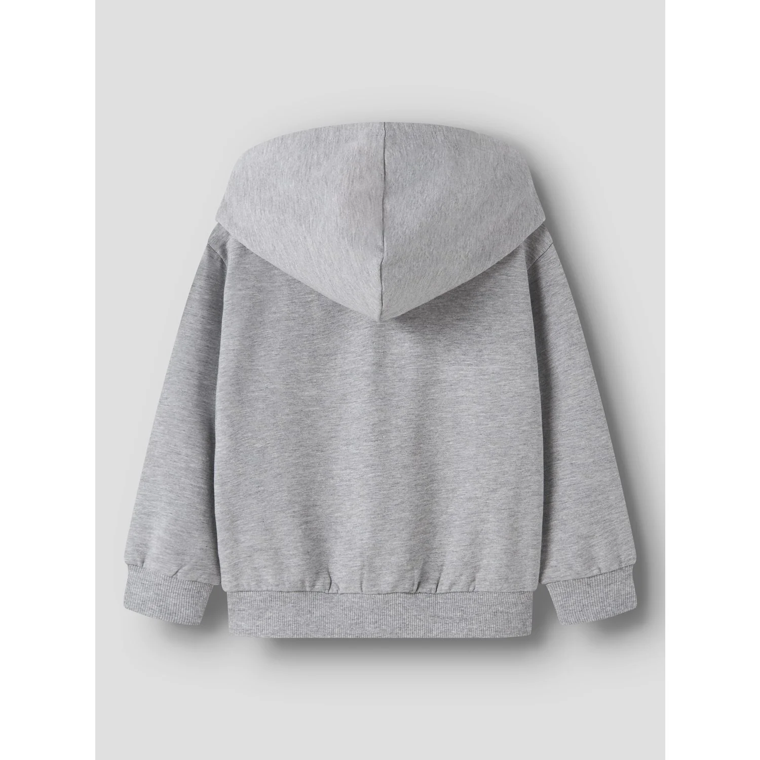Name It Grey Melange Rainbow Clouds Nmfvoltana Nreg Sweat Card Wh Bru - Image 2