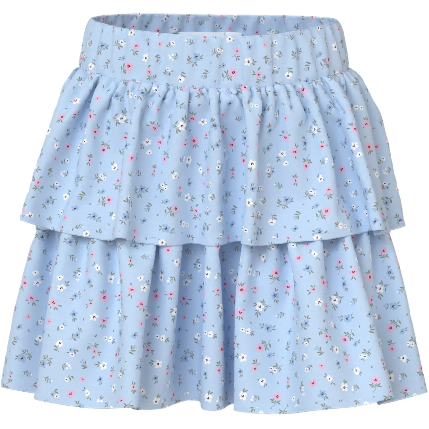 Name It Ice Water Small Floral Nkfvinaya Skirt Fff Noos