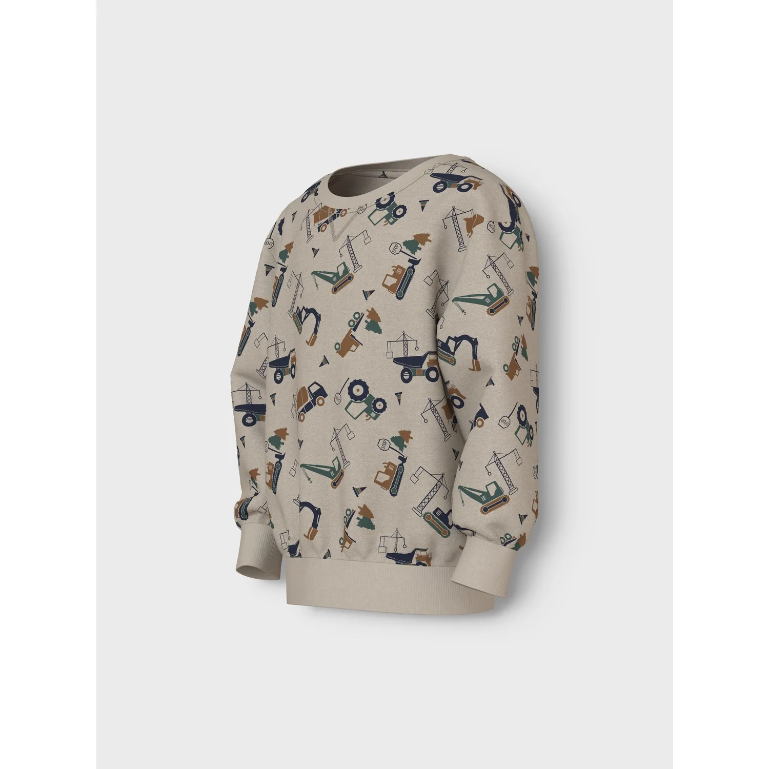 Name It Island Fossil Excavator Nmmvimo Ls Nreg Aop Sweat Bru - Image 2