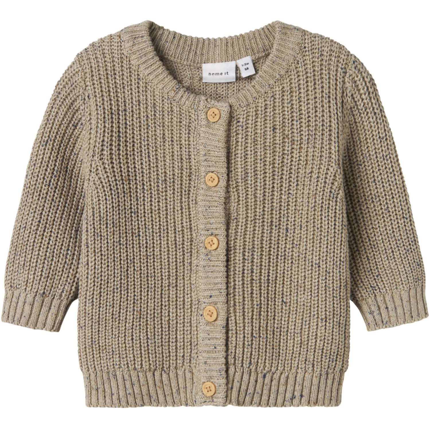 Name It Island Fossil Nbmnorman Ls Knit Card