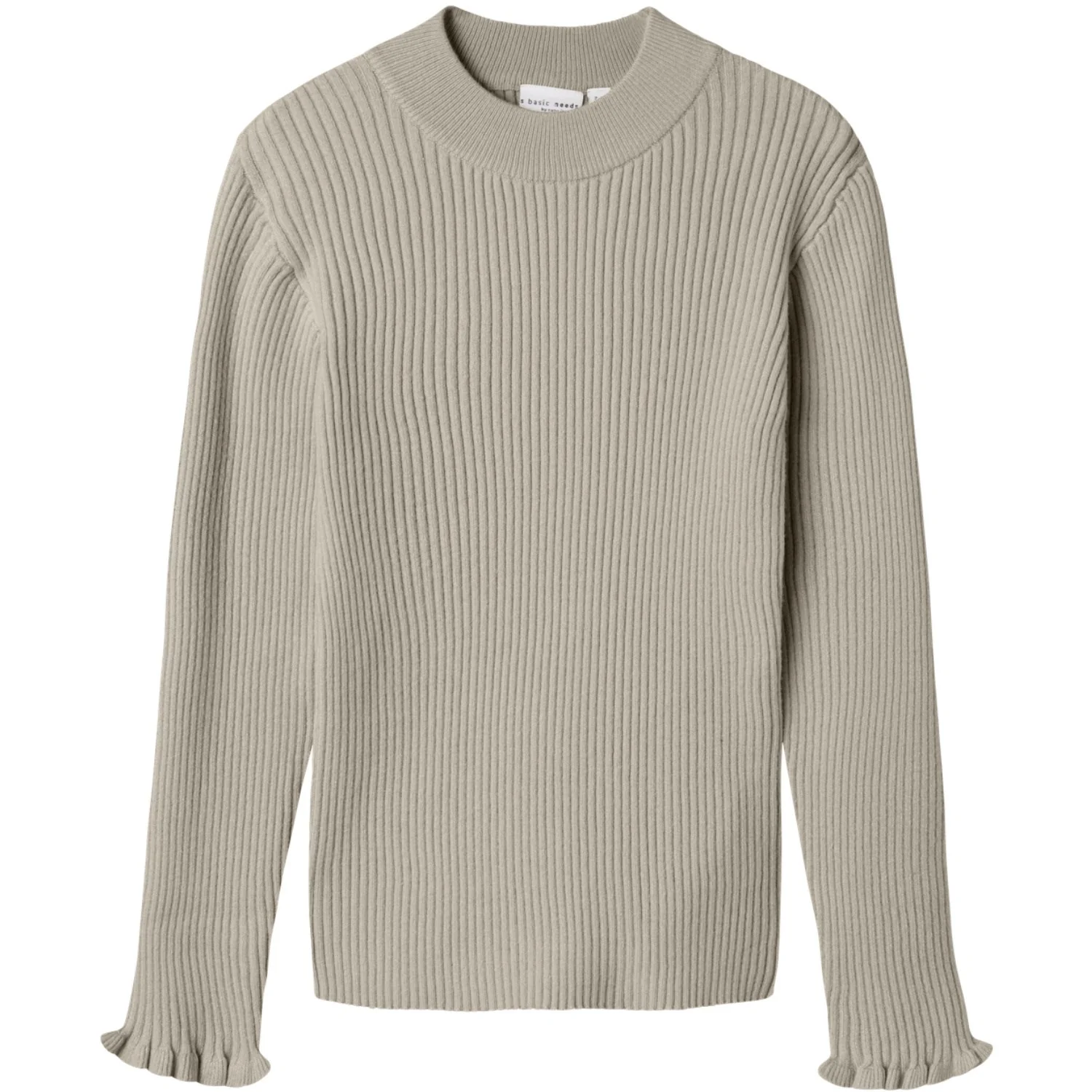 Name It Island Fossil Nkfvianna Ls Slim Knit